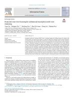 Projected cross-view learning for unbalanced incomplete multi-view clustering