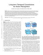 Long-term Temporal Convolutions for Action Recognition