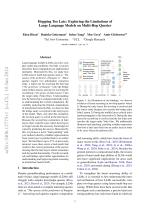 Hopping Too Late: Exploring the Limitations of Large Language Models on Multi-Hop Queries