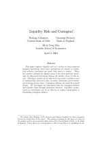 Liquidity Risk and Contagion