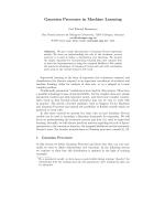 Gaussian Processes in Machine Learning