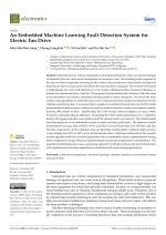 An Embedded Machine Learning Fault Detection System for Electric Fan Drive