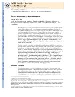 Recent Advances in Neuroblastoma