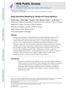 Deep Generative Modeling for Single-cell Transcriptomics