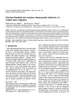 Principal Manifolds and Nonlinear Dimensionality Reduction via Tangent Space Alignment