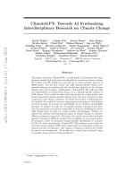 ClimateGPT: Towards AI Synthesizing Interdisciplinary Research on Climate Change