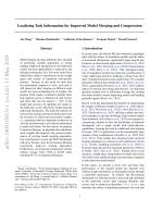 Localizing Task Information for Improved Model Merging and Compression