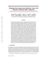 Mitigating Fine-tuning based Jailbreak Attack with Backdoor Enhanced Safety Alignment