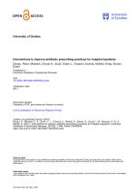 Interventions to improve antibiotic prescribing practices for hospital inpatients