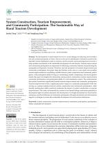 System Construction, Tourism Empowerment, and Community Participation: The Sustainable Way of Rural Tourism Development