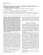 Neurotoxicity associated with dual actions of homocysteine at the N-methyl-d-aspartate receptor