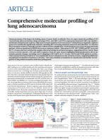 Comprehensive molecular profiling of lung adenocarcinoma