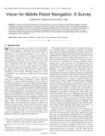 Vision for Mobile Robot Navigation: A Survey