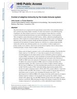 Control of adaptive immunity by the innate immune system