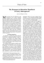 The Response-to-Retention Hypothesis of Early Atherogenesis