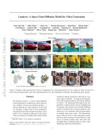 Lumiere: A Space-Time Diffusion Model for Video Generation