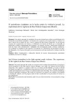 El periodismo ciudadano en la lucha contra la violencia juvenil. La experiencia de la Agência da Boa Notícia Guajuviras (Brasil)