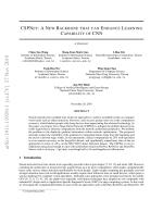 CSPNet: A New Backbone that can Enhance Learning Capability of CNN