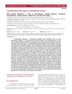 Combination therapy in combating cancer