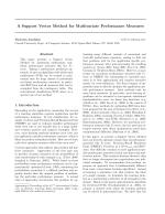 A Support Vector Method for Multivariate Performance Measures