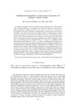EXPERIENCE-WEIGHTED ATTRACTION LEARNING IN NORMAL FORM GAMES