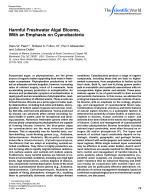 Harmful Freshwater Algal Blooms, With an Emphasis on Cyanobacteria