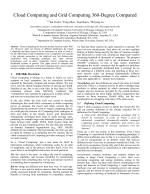 Cloud Computing and Grid Computing 360-Degree Compared