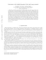 Constraints on the redshift dependence of the dark energy potential