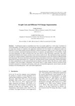 Graph Cuts and Efficient N-D Image Segmentation