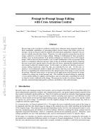 Prompt-to-Prompt Image Editing with Cross Attention Control