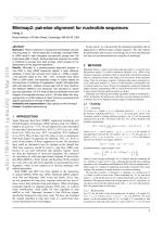 Minimap2: pairwise alignment for nucleotide sequences