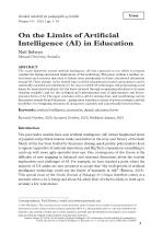 On the Limits of Artificial Intelligence (AI) in Education