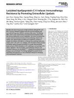 Lactylated Apolipoprotein C-II Induces Immunotherapy Resistance by Promoting Extracellular Lipolysis