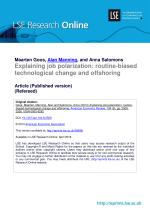 Explaining job polarization: routine-biased technological change and offshoring