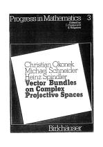 Vector Bundles on Complex Projective Spaces