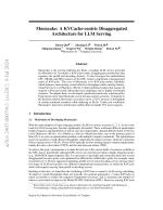 Mooncake: A KVCache-centric Disaggregated Architecture for LLM Serving
