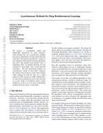 Asynchronous Methods for Deep Reinforcement Learning