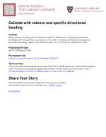 Colloids with valence and specific directional bonding
