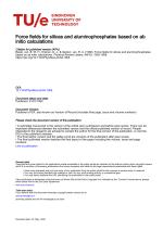 Force fields for silicas and aluminophosphates based on ab initio calculations