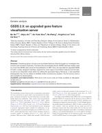 GSDS 2.0: an upgraded gene feature visualization server