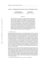 ADAM: A METHOD FOR STOCHASTIC OPTIMIZATION