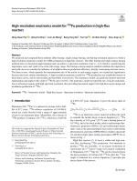 High-resolution neutronics model for 238Pu production in high-flux reactors