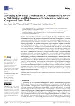 Advancing Earth-Based Construction: A Comprehensive Review of Stabilization and Reinforcement Techniques for Adobe and Compressed Earth Blocks