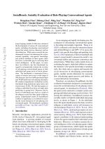 SocialBench: Sociality Evaluation of Role-Playing Conversational Agents