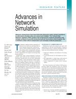 Advances in Network Simulation