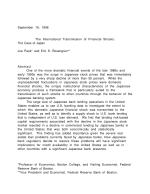The International Transmission of Financial Shocks: The Case of Japan