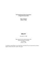 The Reemployment Bonus Experiments: A Suggested Interpretation