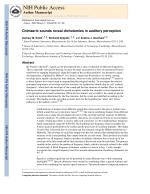 Chimaeric sounds reveal dichotomies in auditory perception
