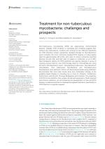 Treatment for non-tuberculous mycobacteria: challenges and prospects