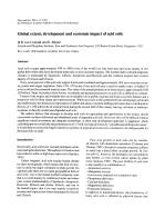 Global extent, development and economic impact of acid soils